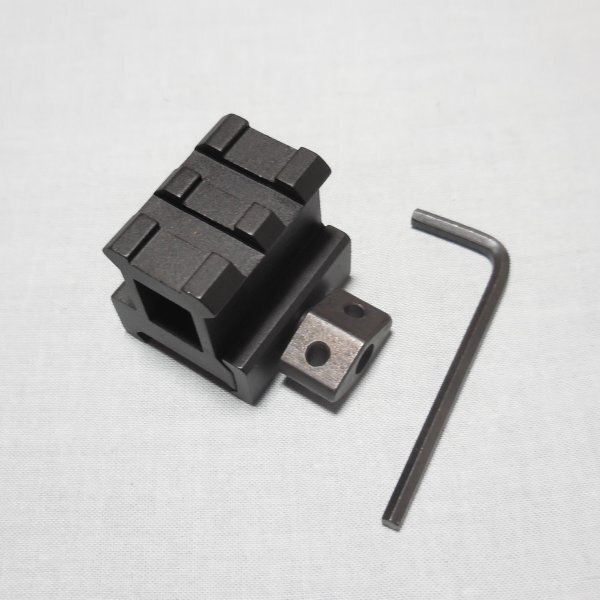ショートライザーマウント レンチ付き 全長30mm全高30mm ② 20mmレイル対応拍卖