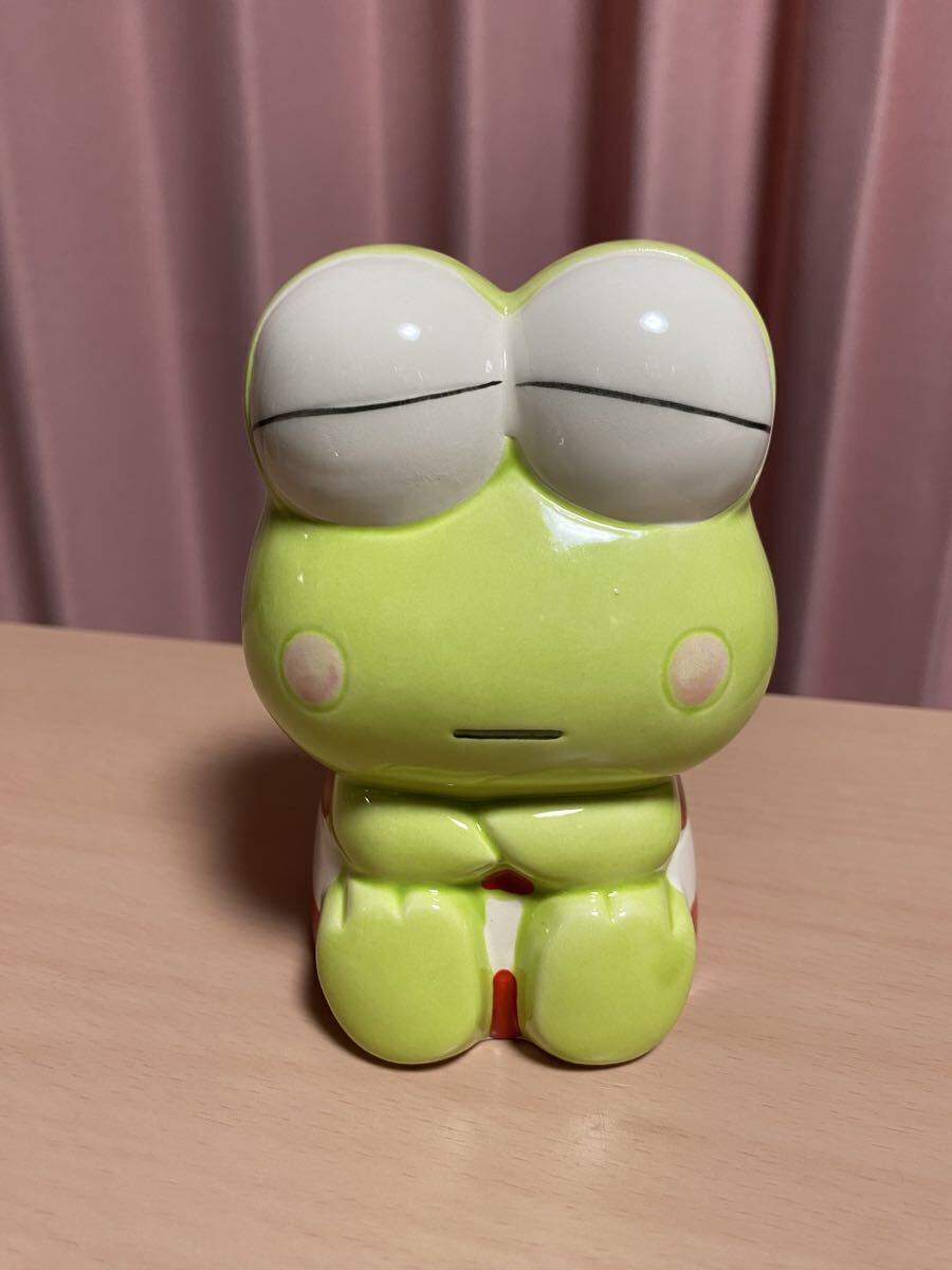 サンリオ けろけろけろっぴ 貯金箱 陶器拍卖