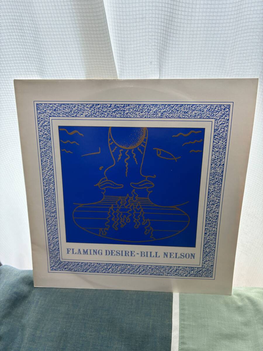 12インチシングルレコード ビル・ネルソン/FLAMING DESIRE、英盤(Will512)、45回転、2曲(ロングバージョン)、1982年作品拍卖