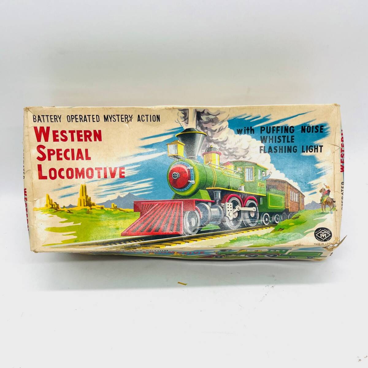 当時物 ビンテージ ブリキ玩具 増田屋 WESTERN SPECIAL LOCOMOTIVE 日本製 マスダヤ 電動 ウエスタンスペシャル拍卖