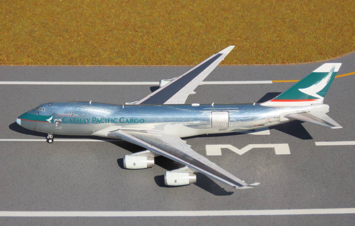 キャセイパシフィック・カーゴ B747-400F【Silver Bullet】 JC Wings製 ダイキャストモデル 《インタラクティブ・シリーズ》拍卖