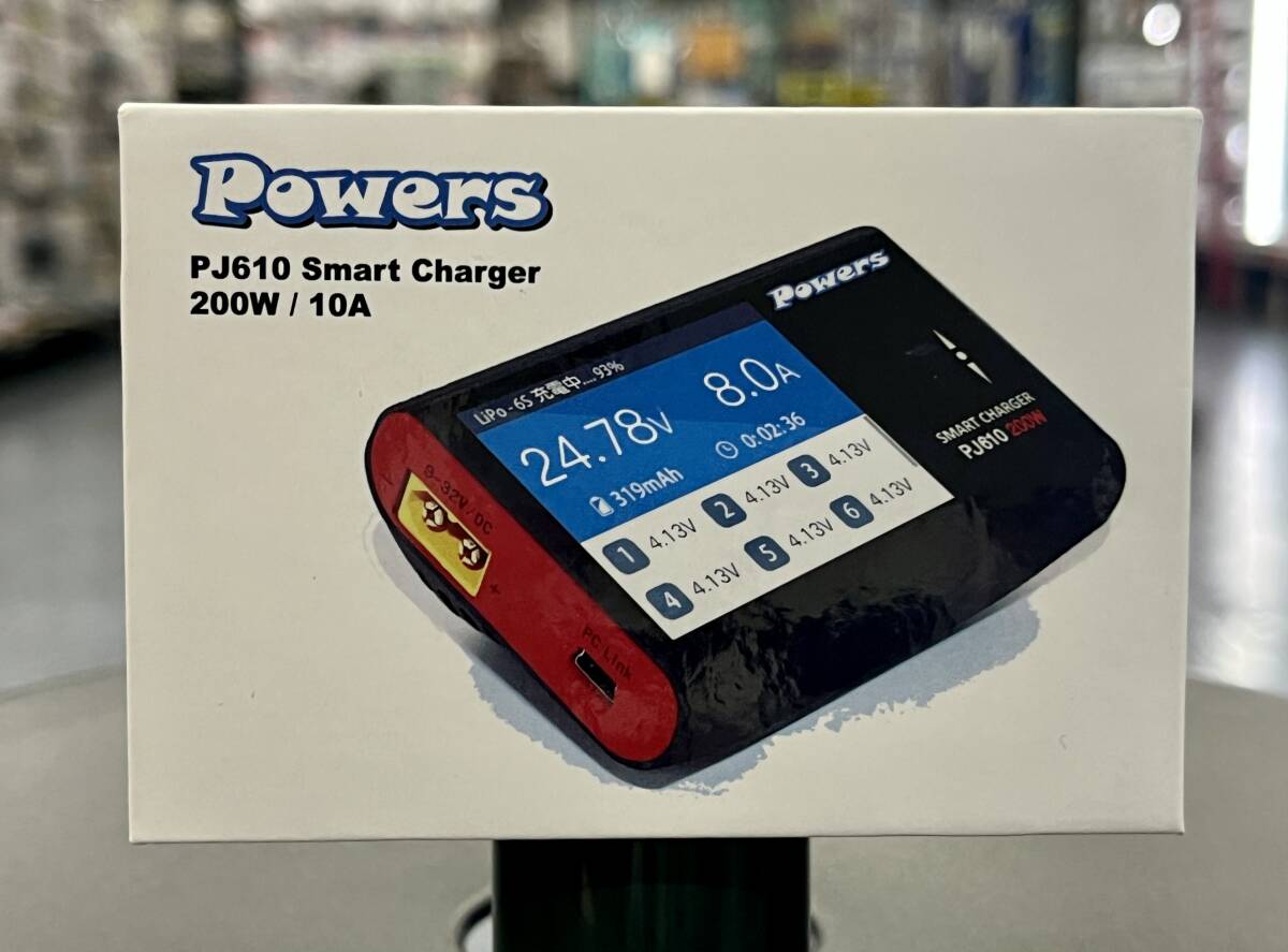 POWERS PJ610 Smart Charger 200W/10A 未開封新品 標準小売価格 7,480円 税込拍卖