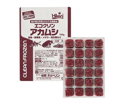 【冷凍】エコクリンアカムシ(旧UV赤虫) 100g 1枚 キョーリン ※1万円以上送料無料対象外拍卖