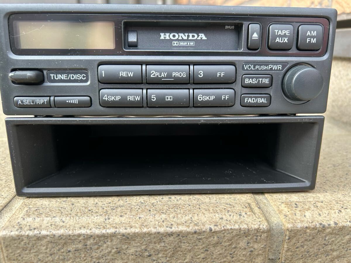 当時物、純正HONDA カセットデッキ拍卖