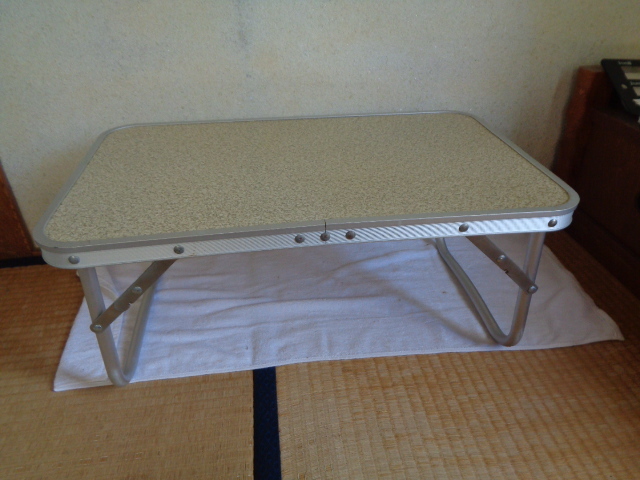 アウトドア キャンプ用/折りたたみ ミニテーブル/アルミ製テーブル/CAPTAIN STAG-キャプテン スタッグ/良品拍卖