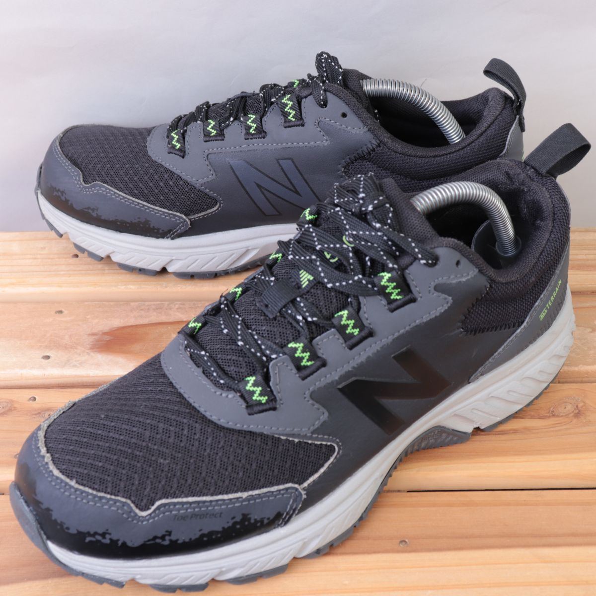 z1072【510】ニューバランス US9 27.0cm/黒 ブラック ダークグレー ダークネイビー newbalance メンズ スニーカー 中古拍卖