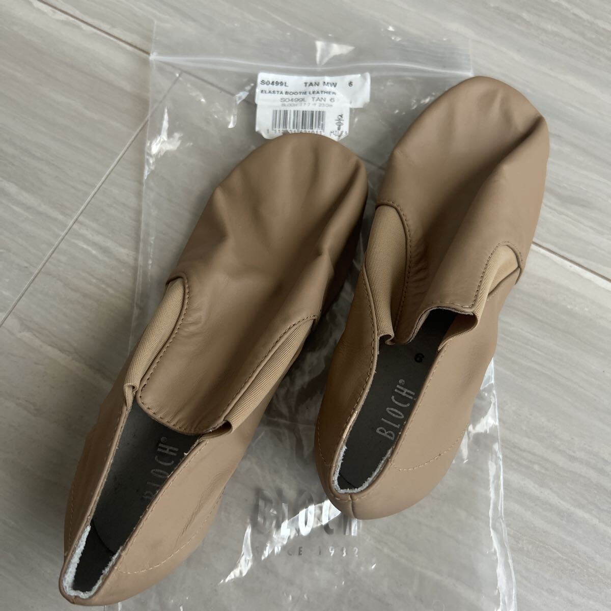 BLOCH☆ゴアブーツ23.0cm ベージュ☆新品未使用拍卖