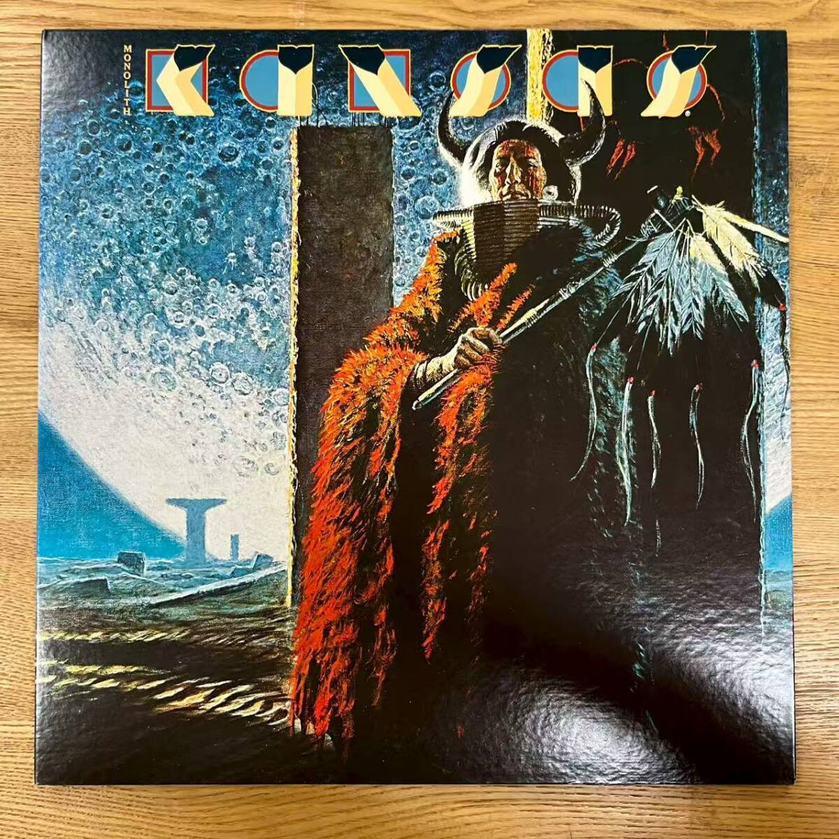 美盤 Kansas「Monolith」LP(12インチ)/Kirshner(25AP 1590)/洋楽ロック NB0818-16拍卖