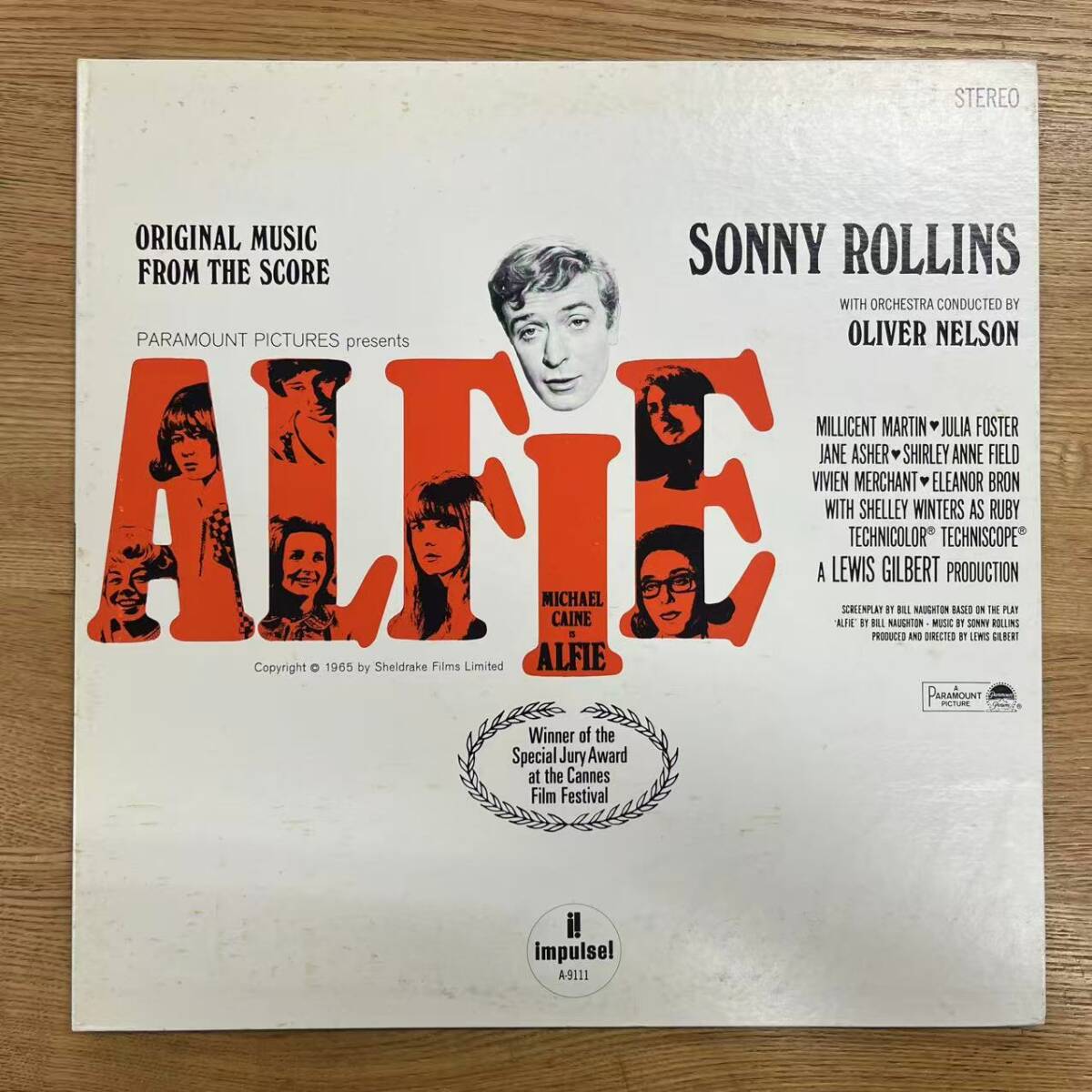 美盤 Sonny Rollins(ソニー・ロリンズ)「Original Music From The Score Alfie」LP(12インチ)/Impulse!(VIM-4639)/Jazz NB0827-23拍卖