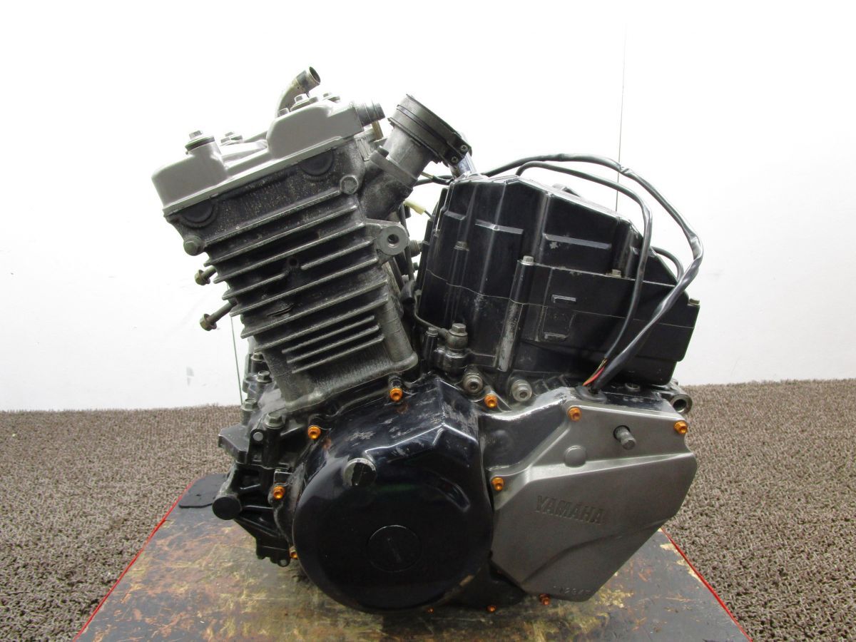 TRX850 エンジン 9800Km ▽A4016!4NX 始動確認済み OH素材に ヤマハ 【 4NX 】 キャブ車拍卖