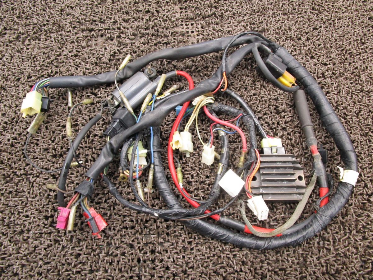 SRX600 メインハーネス △A4108 レギュレター! イグニッションコイル 3SX ヤマハ 【 1JK 】 キャブ車拍卖