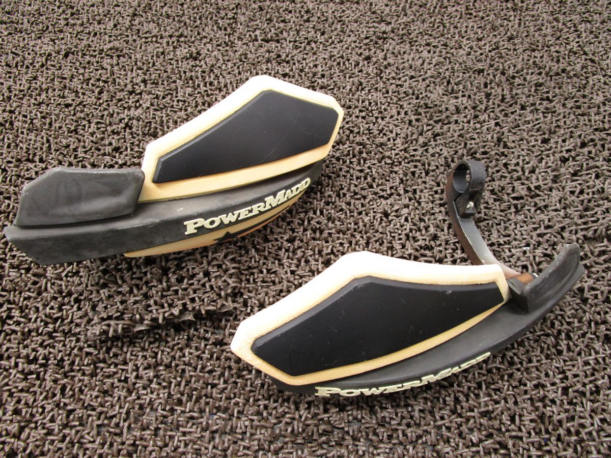 トリッカー 社外 パワーマッド ナックルガード 左右 △A4590!DG10J カスタム素材に ヤマハ 【 G340E 】 tricker キャブ車 動画有拍卖