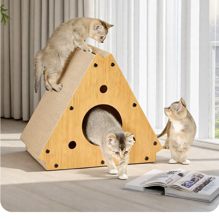 猫爪とぎ 三角おうち拍卖