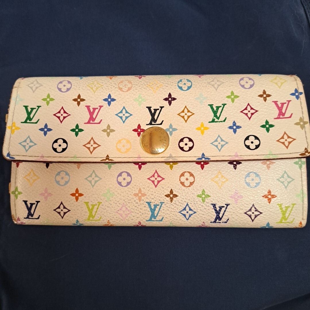 マルチカラー ルイヴィトン ポルトフォイユ LOUIS VUITTON 長財布 モノグラム拍卖