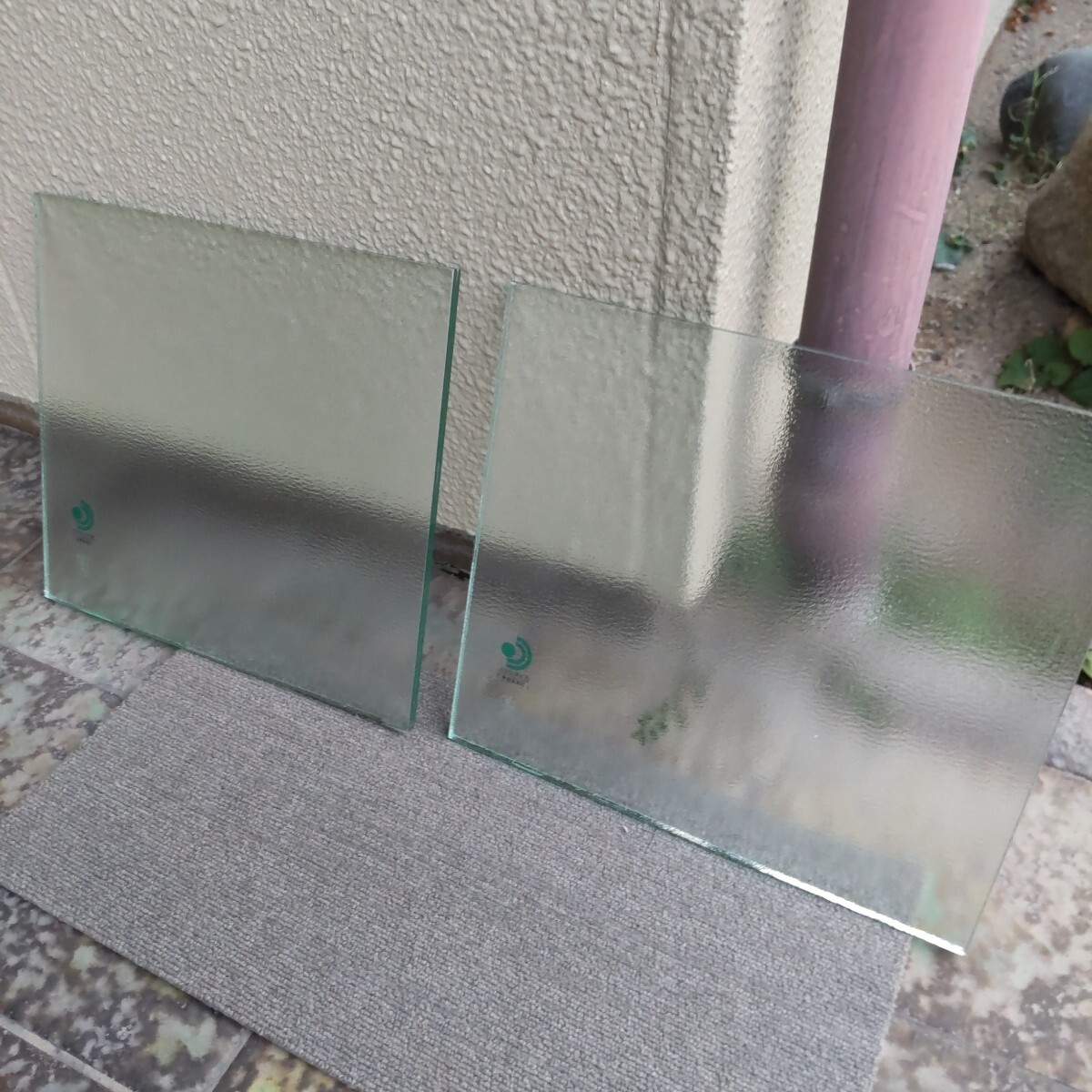 合わせガラス、型ガラス、ガラス板、カスミガラス、霞ガラス、くもりガラス、DIY 修理修繕拍卖