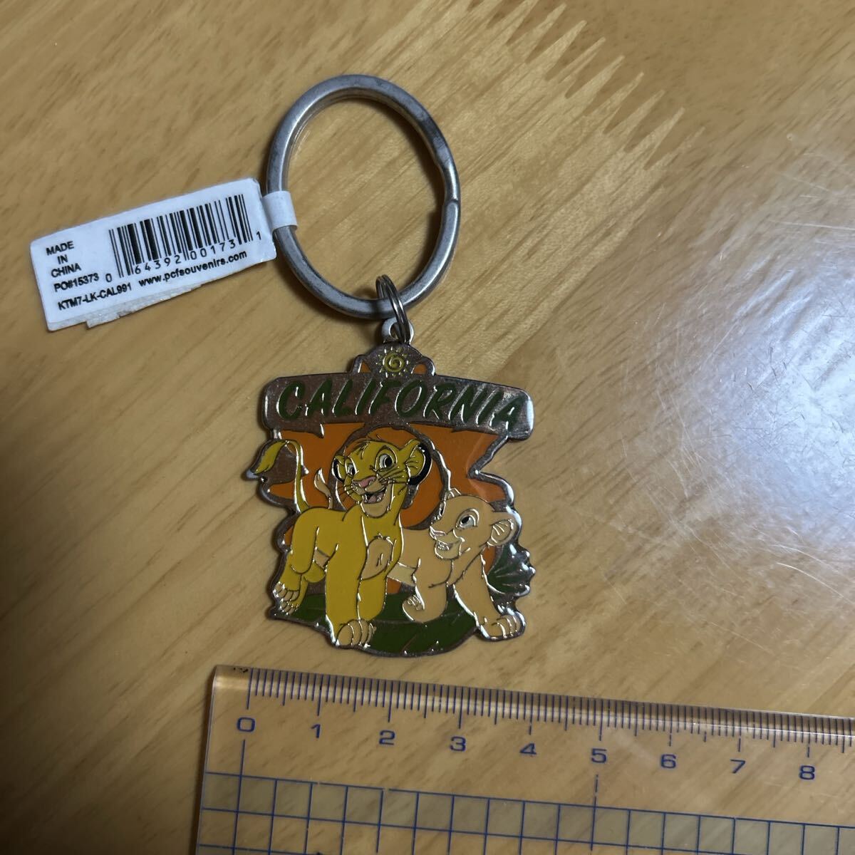 カリフォルニアディズニー ライオンキング シンバ ナラ ストラップ キーホルダー ディズニー拍卖
