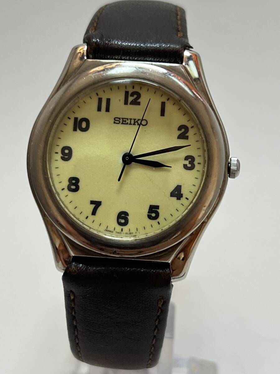 動作未確認 SEIKO セイコー 7N01-6G60 メンズ  腕時計拍卖