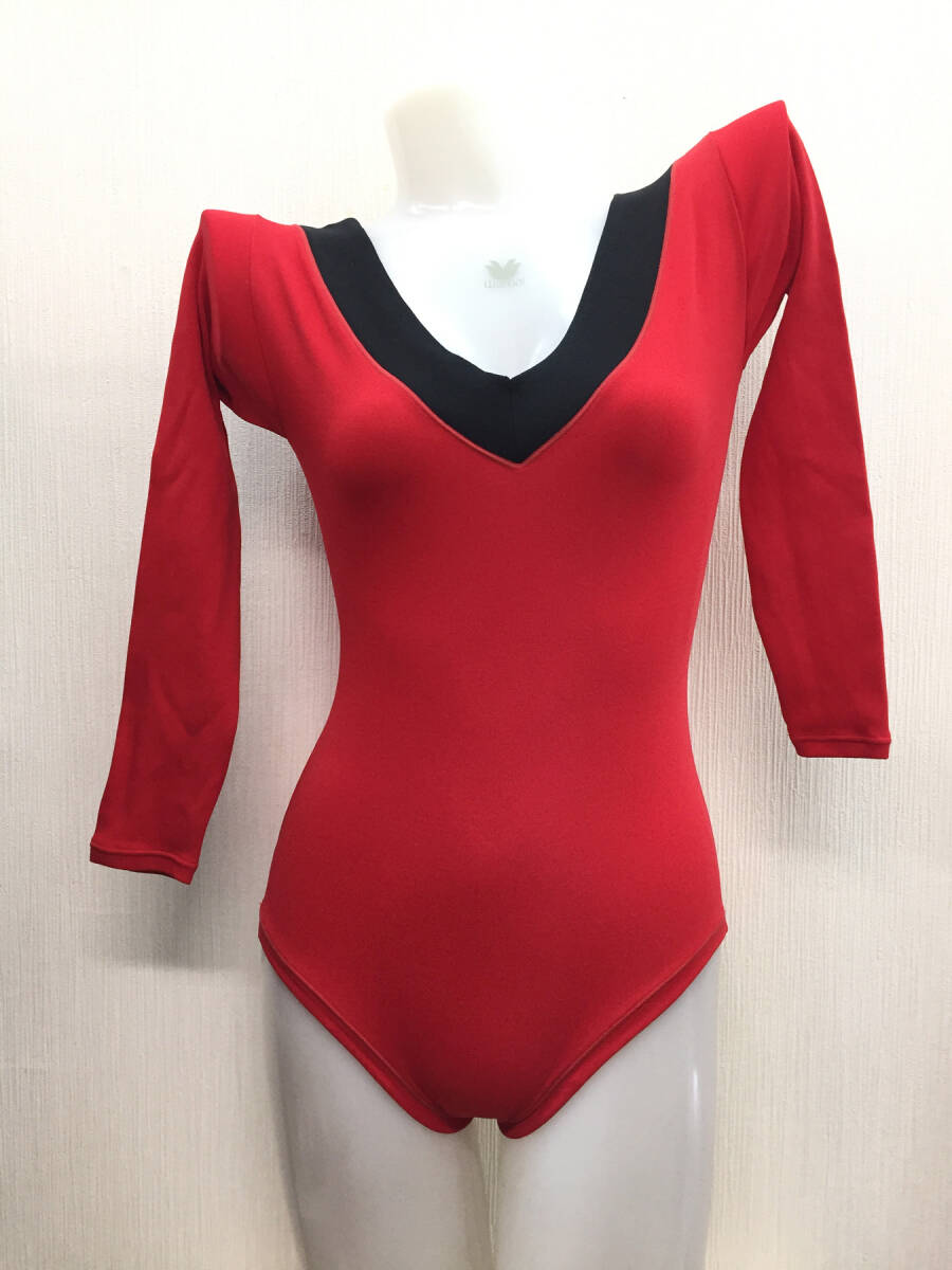 f■バレリーナ バレエ用 長袖レオタード 6号/可拍卖