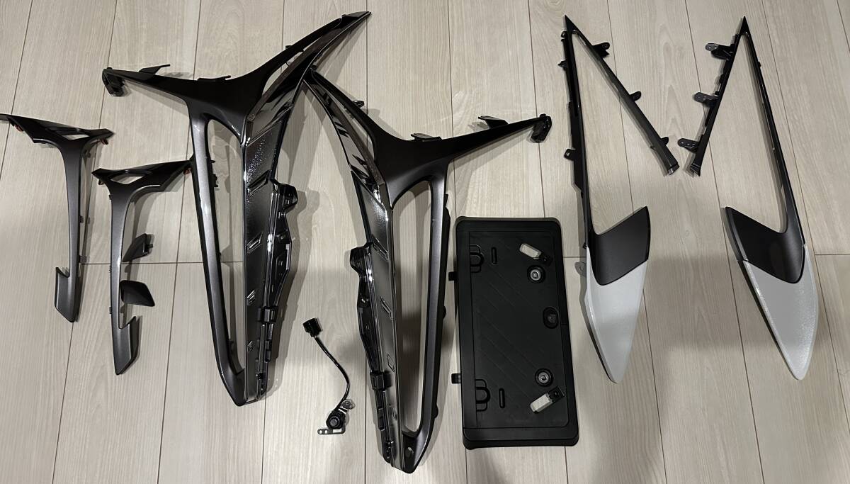 レクサス LC500純正 フロント/テールガーニッシュ/ナンバー台座 外装セット URZ100/GWZ100 拍卖