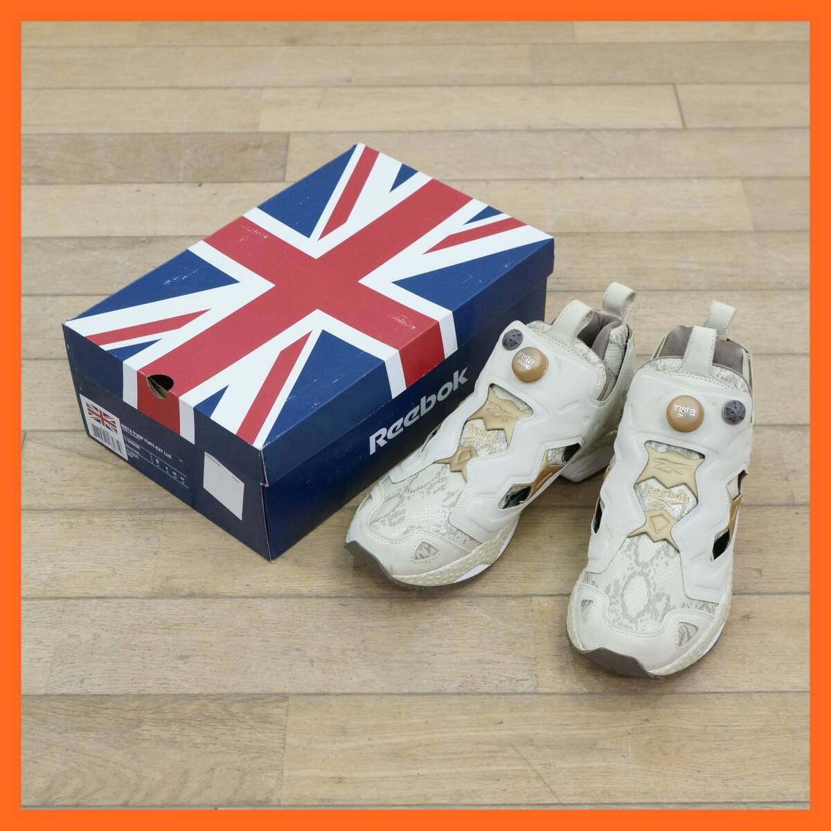 東ハ:未使用【リーボック】INSTA PUMP FURY-EXT LUX インスタ ポンプフューリー スネーク 1-245826 27㎝ スニーカー ★送料無料★拍卖