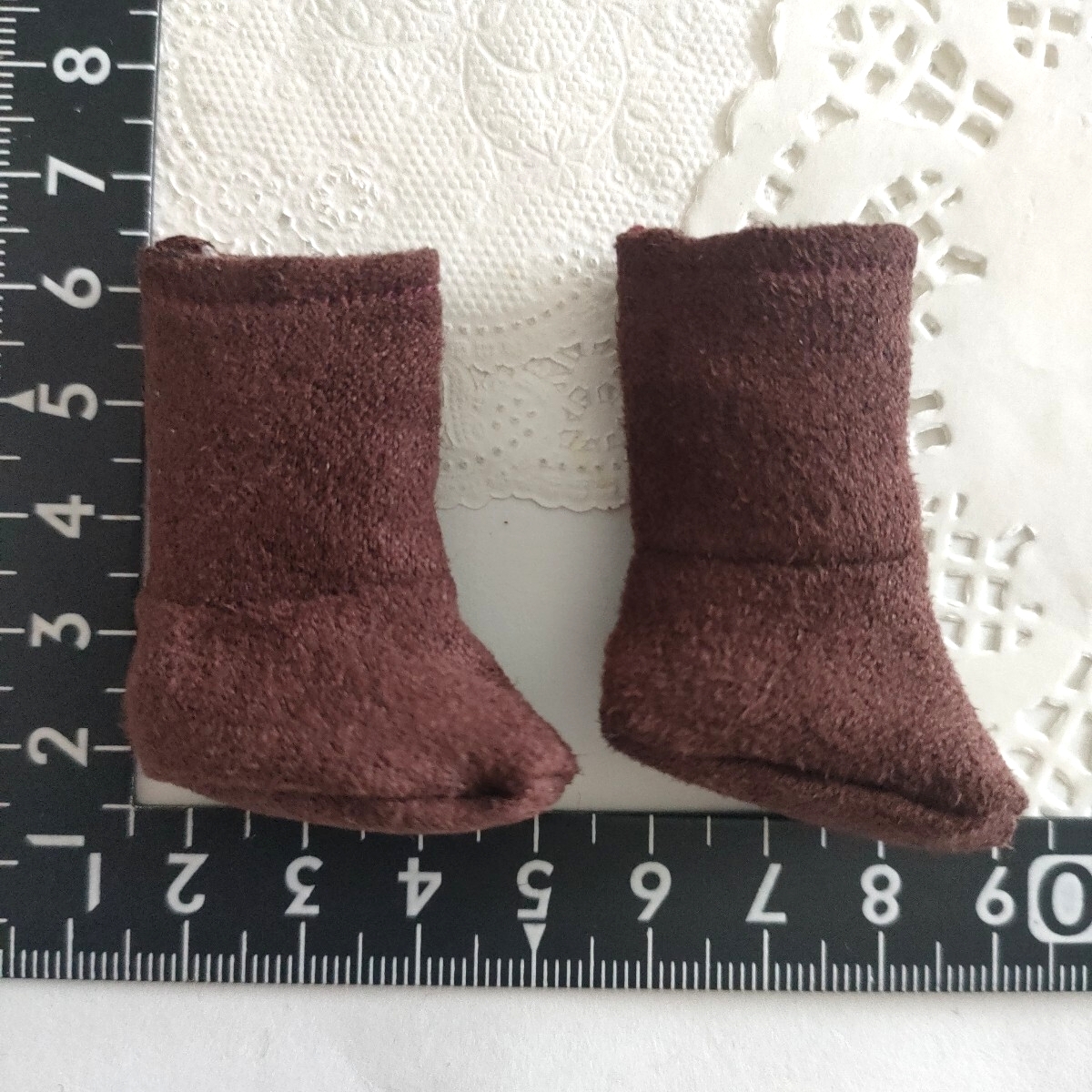 tia*゜☆ ドール用 タミーちゃん サイズ 茶色 ブラウン ブーツ スエード調 TBleague 着用可 靴 拍卖