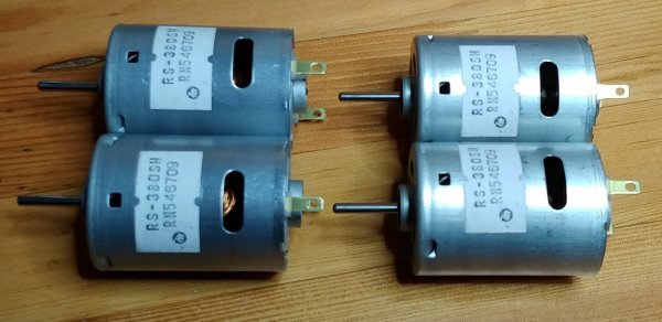 ≪ジャンク≫詳細不明 RS-380SH  モーター 4個セット拍卖