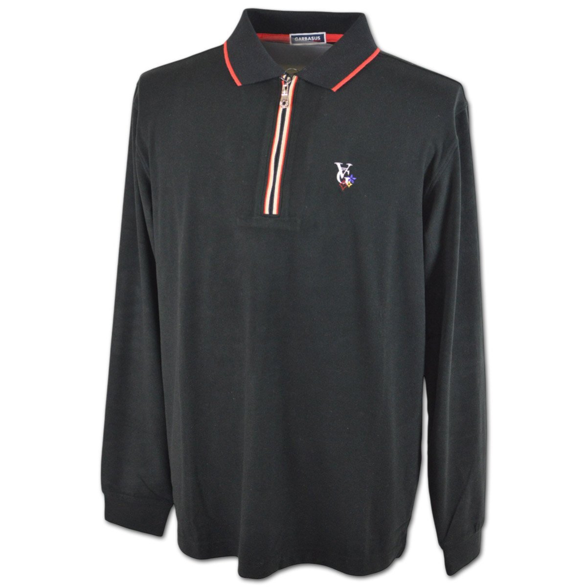 3割引【GARBASUS ガルバス】メンズ 長袖ポロシャツ M(46) 黒 45-1802-03-05 アンジェロ カジュアル ゴルフ おしゃれ 日本製 @拍卖