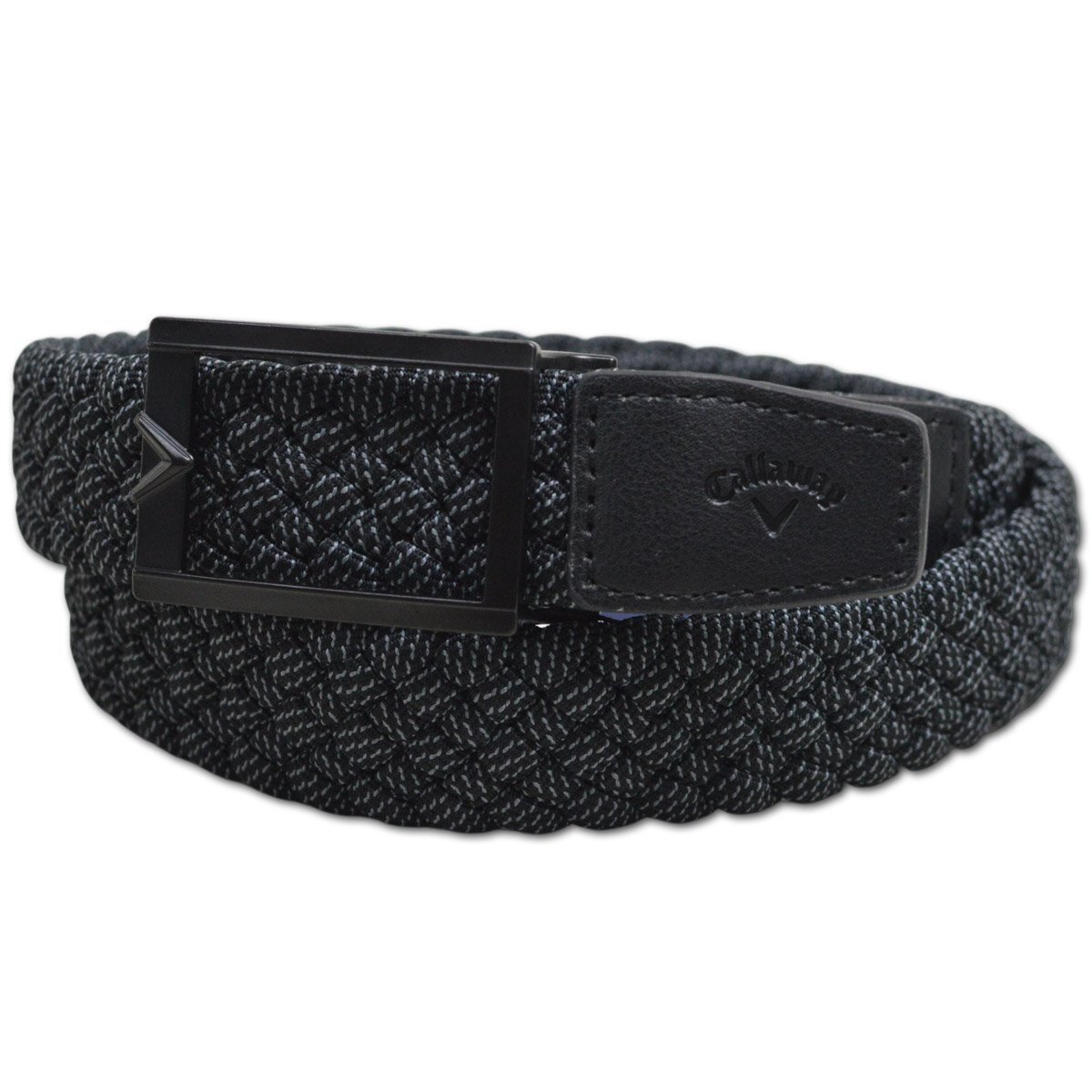 2025秋冬新作 キャロウェイ メンズ ベルト 黒 C25292100-1010 callaway ゴルフ カジュアル おしゃれ かっこいい 編み込み メッシュ @拍卖