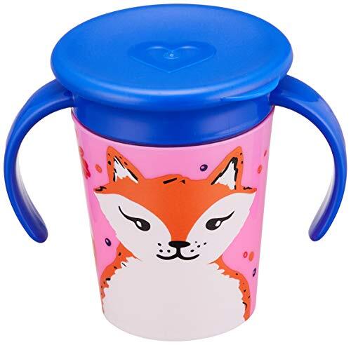 munchkin マンチキン ハンドル付きミラクルカップ・ワイルドラブ キツネ FDMU32240 1個 (x 1)拍卖