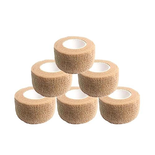 DFsucces 包帯 自己粘着包帯 弾性 テーピングテープ スポーツテープ 不織布凝集 伸縮性 通気性 敏感肌に適して拍卖