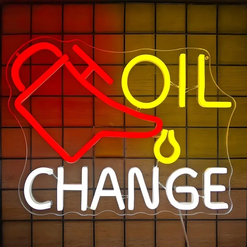 【おまけ付き!ネオン祭り】注目オイルチャージ LEDネオンサイン管 ガレージ・ショップ看板rs拍卖