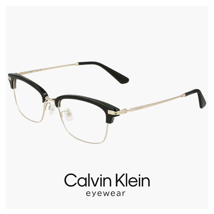 新品 メンズ カルバンクライン メガネ ck24120lb-001 calvin klein 眼鏡 CK24120LB サーモント ブロー 型 セル チタン コンビネーション拍卖