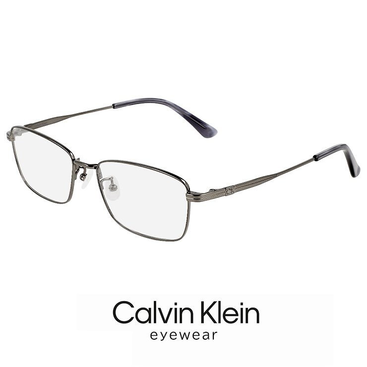 新品 カルバンクライン メンズ メガネ ck22127lb-009 calvin klein 眼鏡 めがね シルバー 系 カラー チタン メタル スクエア 型拍卖