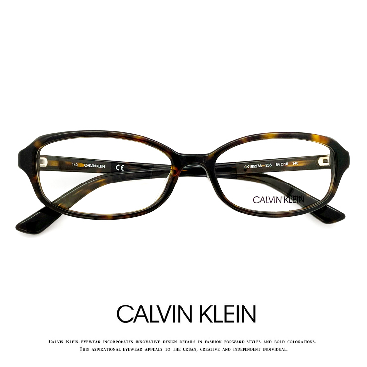 新品 カルバンクライン メガネ ck18527a-235 calvin klein 眼鏡 オーバル スクエア アジアンフィット拍卖