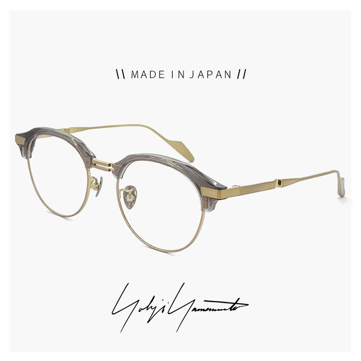 新品 メンズ ヨウジ ヤマモト メガネ 日本製 19-0080 3 c03 49mm Yohji Yamamoto 眼鏡 サーモント ブロー 型 セル チタンフレーム 鯖江産拍卖