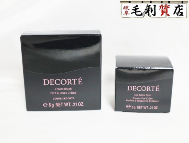 【未使用】コスメデコルテ COSME DECORTE クリーム ブラッシュ 855アイグロウジェムOR281 2点セット コスメ【未開封】限定色拍卖