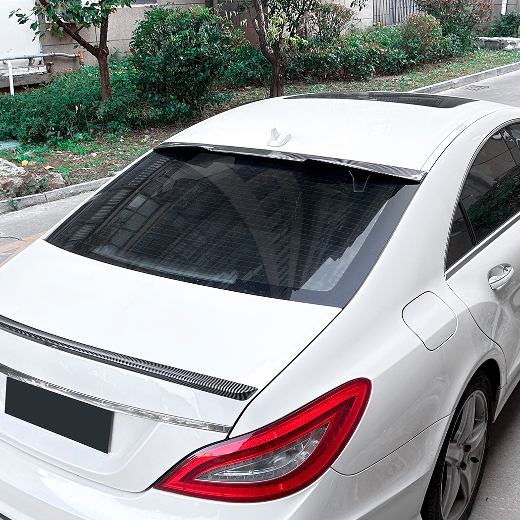 スポーティ全開♪ ベンツ カーボン ルック ルーフ スポイラー W218 C218 CLS220 CLS220d CLS350 CLS400 CLS550 CLS63 CLSクラス クーペ拍卖