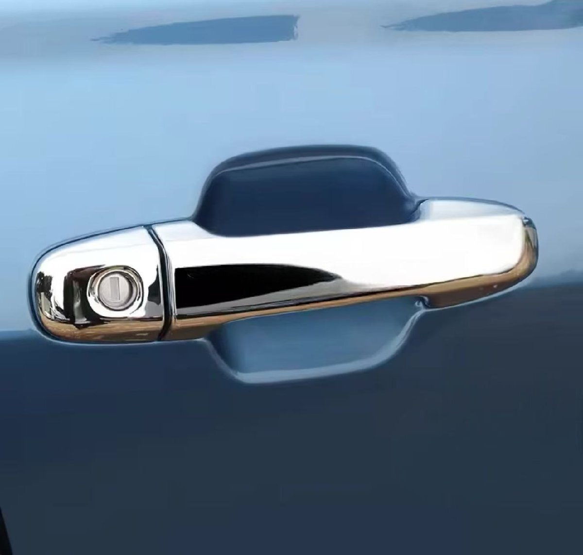 鏡面仕上げ♪ メッキ ドアハンドル カバー ヴィッツ KSP130 NSP130 NSP135 NCP131 ヴィッツ ハイブリッド NHP130 ガーニッシュ拍卖