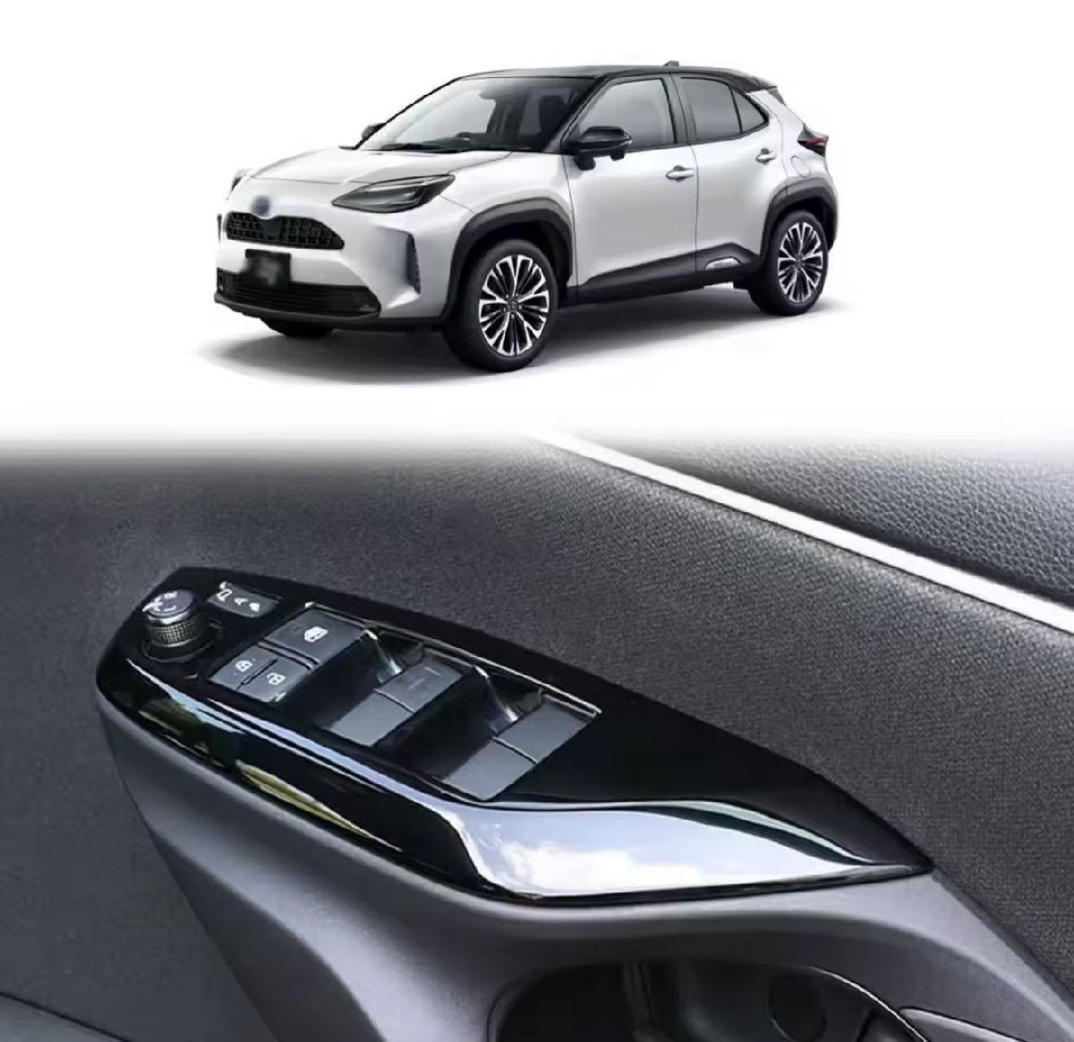 高グレード化♪ ピアノブラック ウインドウスイッチ パネル カバー ヤリスクロス ハイブリッド X Z G U アドベンチャー GRスポーツ拍卖