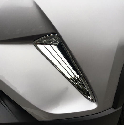 鏡面仕上げ♪ メッキ フロントバンパー サイド ガーニッシュ C-HR NGX10 NGX50 ZYX11 S-T G-T S G GRスポーツ モード ブルーノ ネロ拍卖