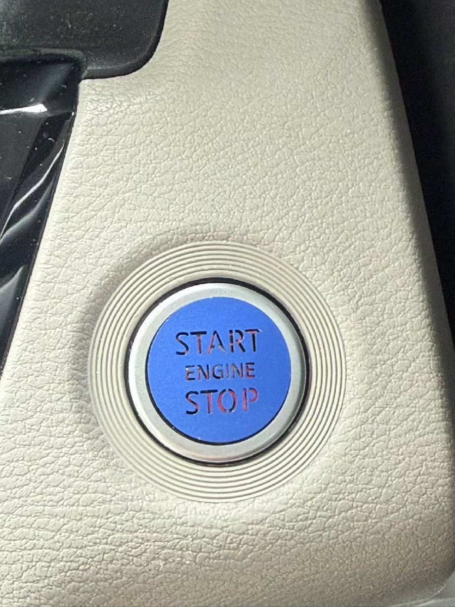 デザイン性UP♪ エンジン スターター スイッチ カバー 青 ルークス B44A B45A B47A B48A S X ハイウェイスターX オーテック Gターボ拍卖