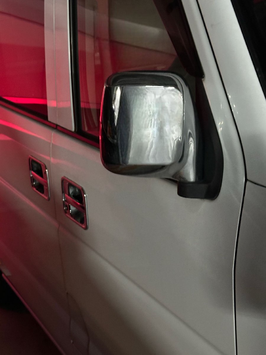 鏡面仕上げ♪ メッキ ドアミラー カバー マツダ スクラムバン DG64V PA PU PC ガーニッシュ サイドミラー拍卖