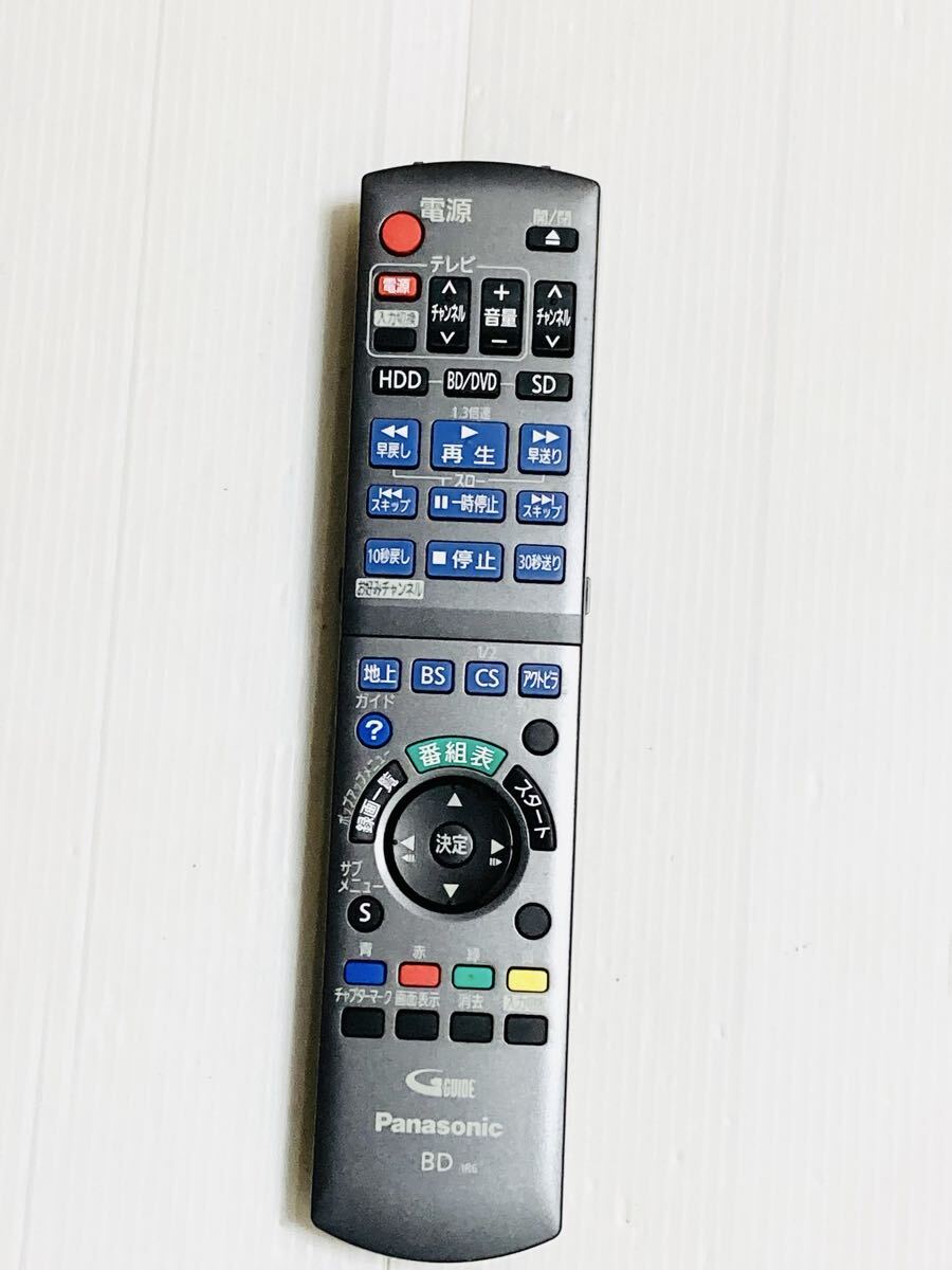 即日発送 Panasonic パナソニック N2QAYB000649 リモコン BD ブルーレイディスク 動作品拍卖