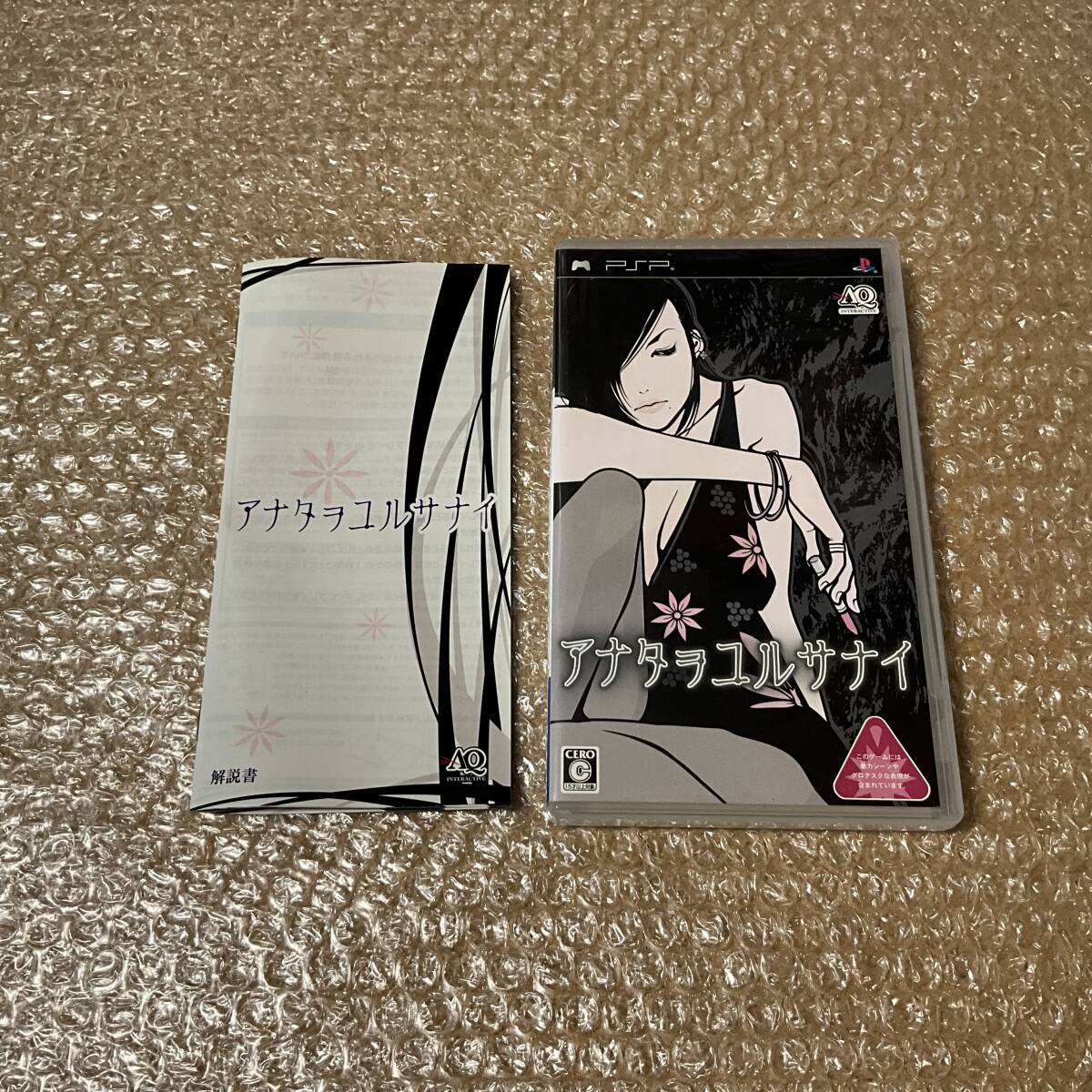 PSP アナタヲユルサナイ AQ 本格サスペンスポータブルノベル作品! 探偵 竹内理々子 送料180拍卖