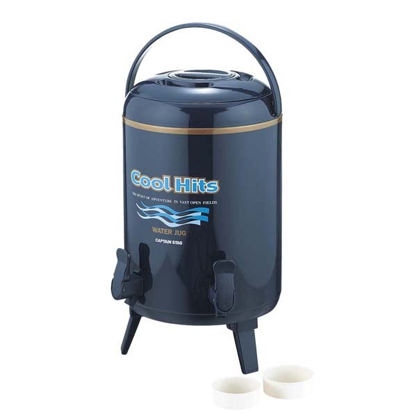 クールヒッツ ツインコックウォータージャグ10L ネイビー拍卖