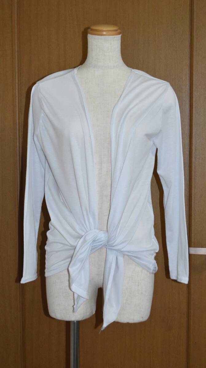 送料込み 日焼け防止 白カーディガン 羽織もの キャミワンピなどに拍卖
