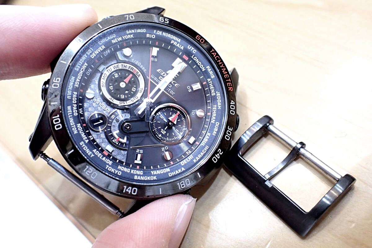 CASIO/カシオ ◆ EQW-M1000D エディフィス 電波ソーラー メンズ腕時計拍卖