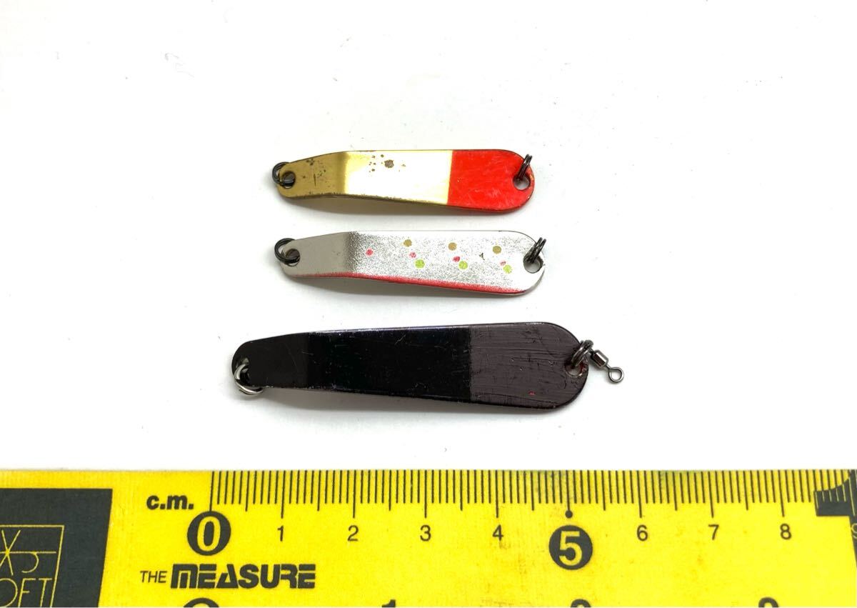 ルーハージェンセン ハスルアー スプーン 3個セット 検索(釣猫) LUHA JENSEN HUS LURE トラウト拍卖