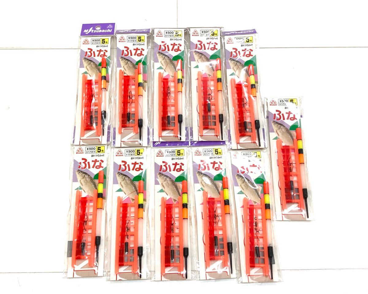 Mitsubachi 三蜂つり針 ふな 仕掛け 5号 11個セット 検索(釣猫) 釣具拍卖