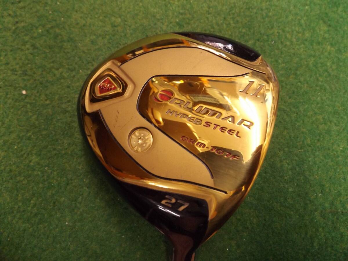【税込】2476 ORLIMAR ORM-707F 11W 27° 純正カーボン R カバー無 オリマー .975568拍卖